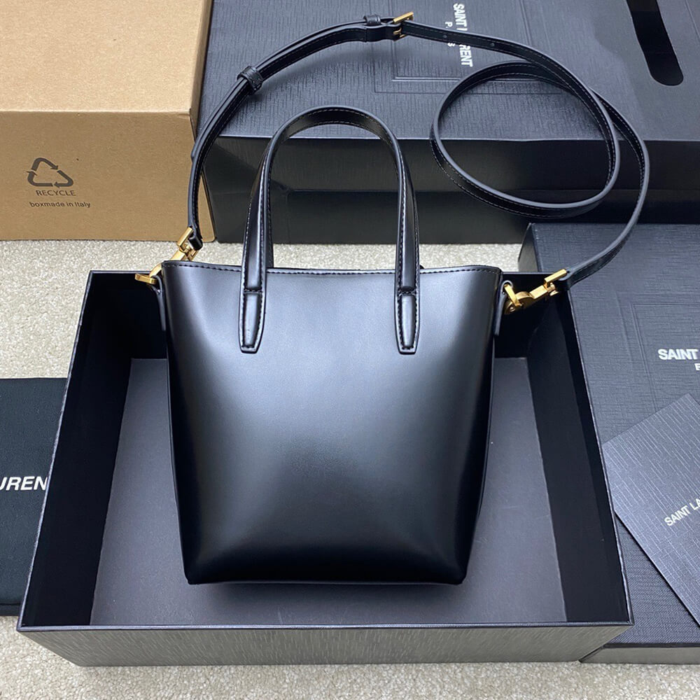YSL Mini Toy Shopping Bag Saint Laurent In Box Leather - Replica Luxury Bags™