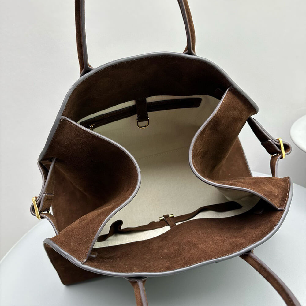 The Row Soft Margaux 15 Sued Bag - Replica Luxury Bags™