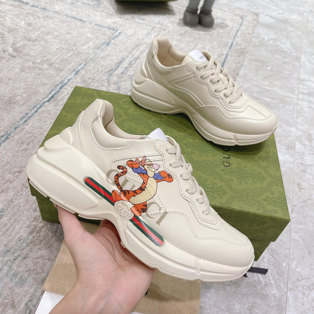 Gucci Rhyton Sneaker with Print Shoes - Replica Luxury Bags™