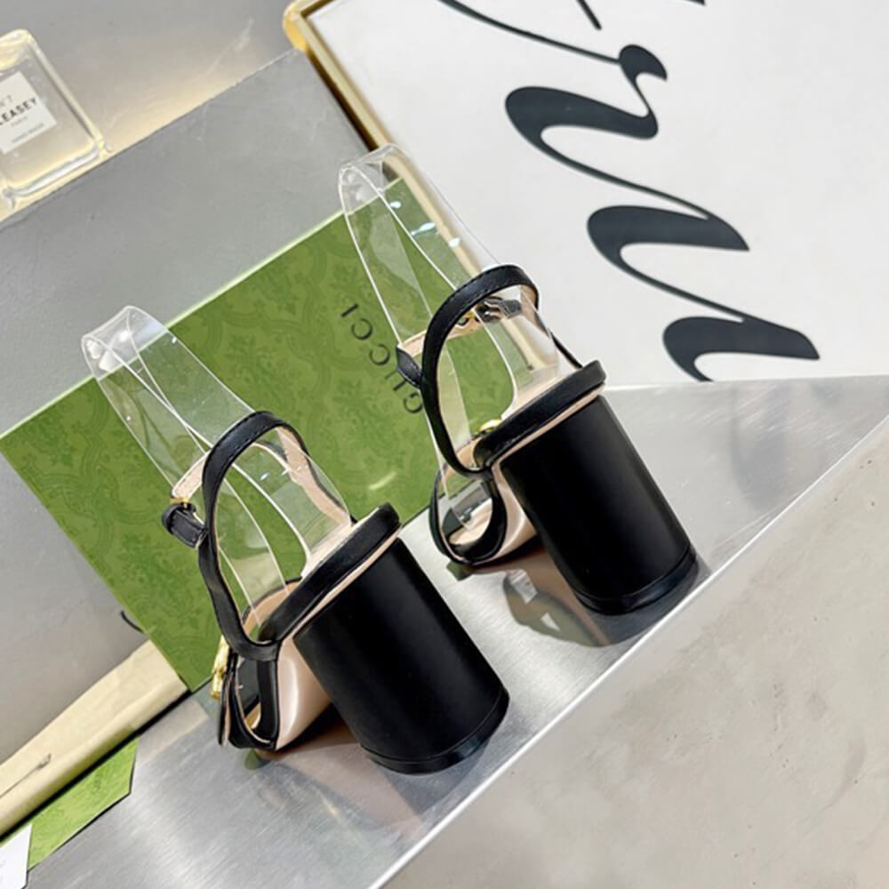 Gucci Leather Sandal Shoes - Replica Luxury Bags™