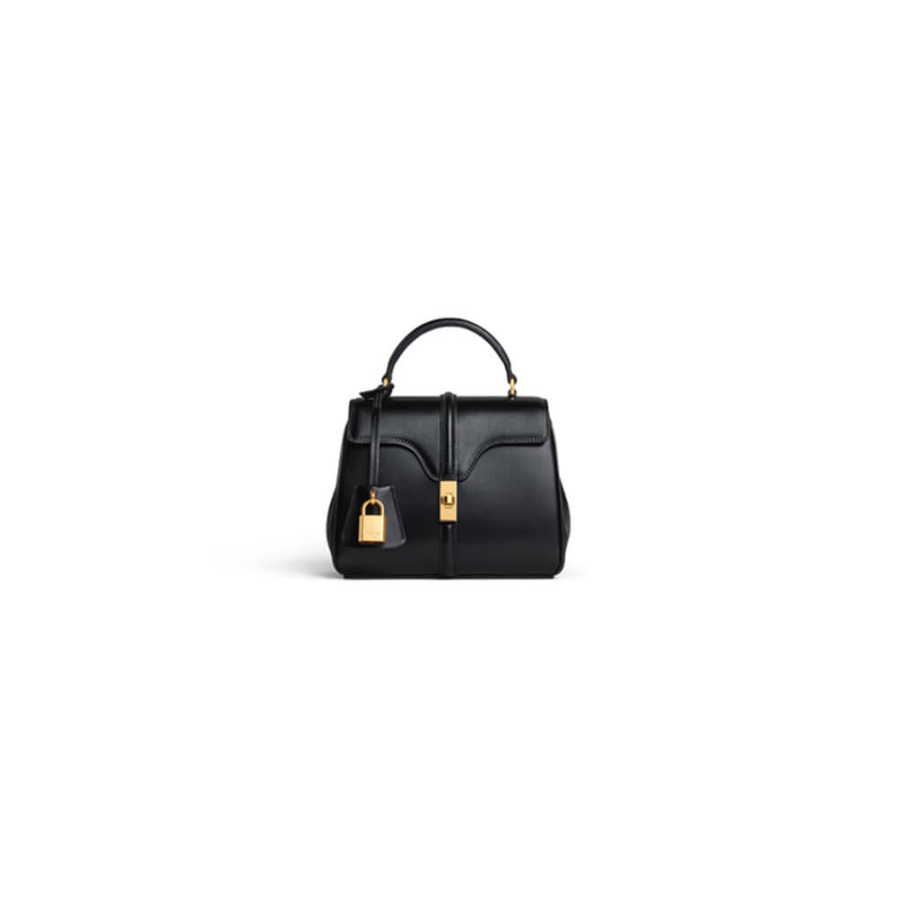 Celine Mini 16 Bag in Satinated Calfskin - Replica Luxury Bags™