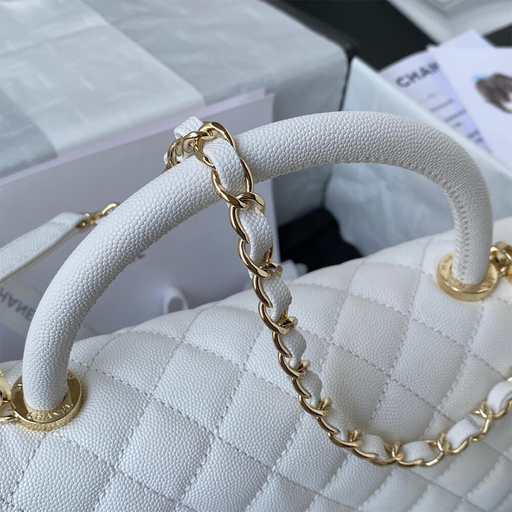 Chanel Large Flap Bag With Top Handle - Replica Luxury Bags™