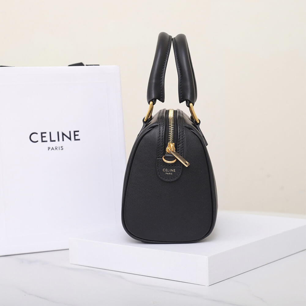 Celine Small Boston Bag in Smooth Calfskin - Replica Luxury Bags™