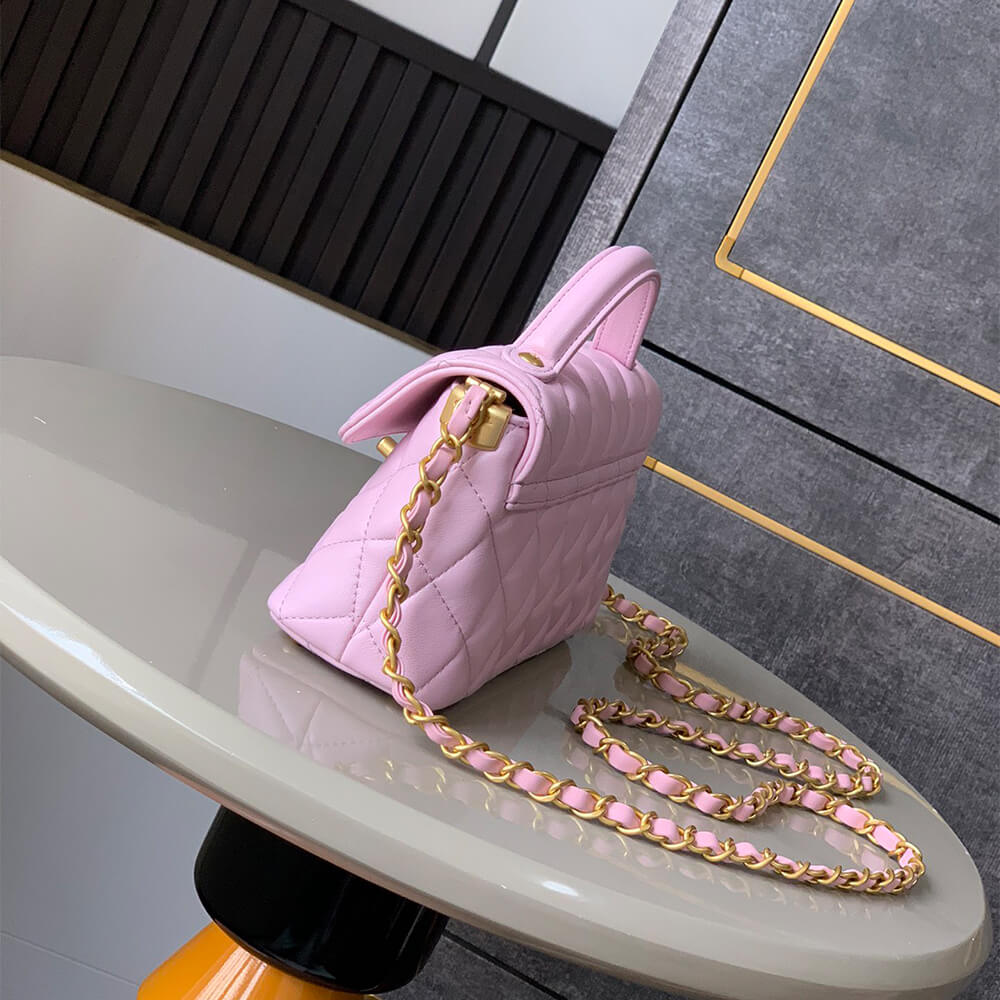 Chanel Mini Flap Bag with Top Handle - Replica Luxury Bags™