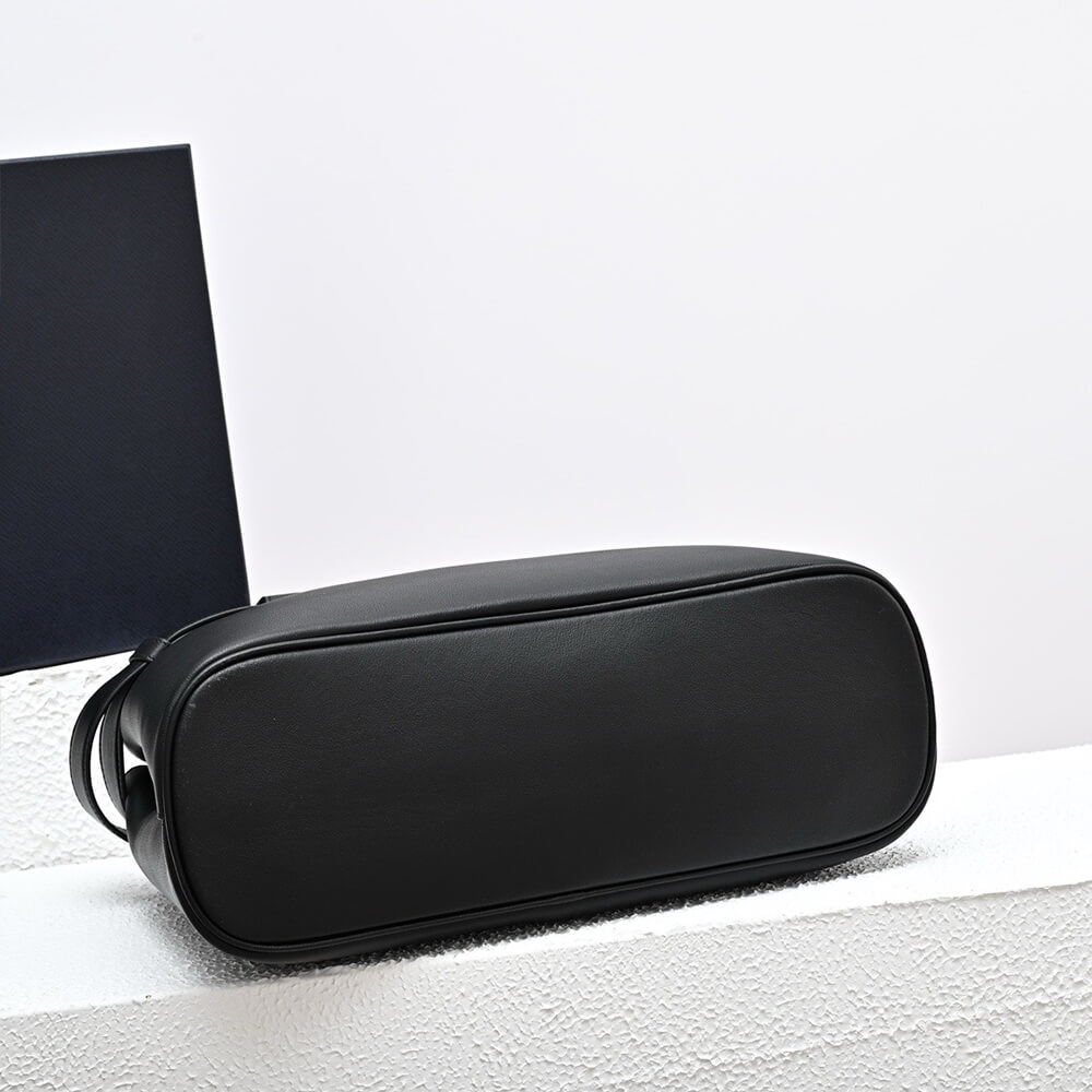 Prada Buckle medium leather handbag with double belt - Replica Luxury Bags™