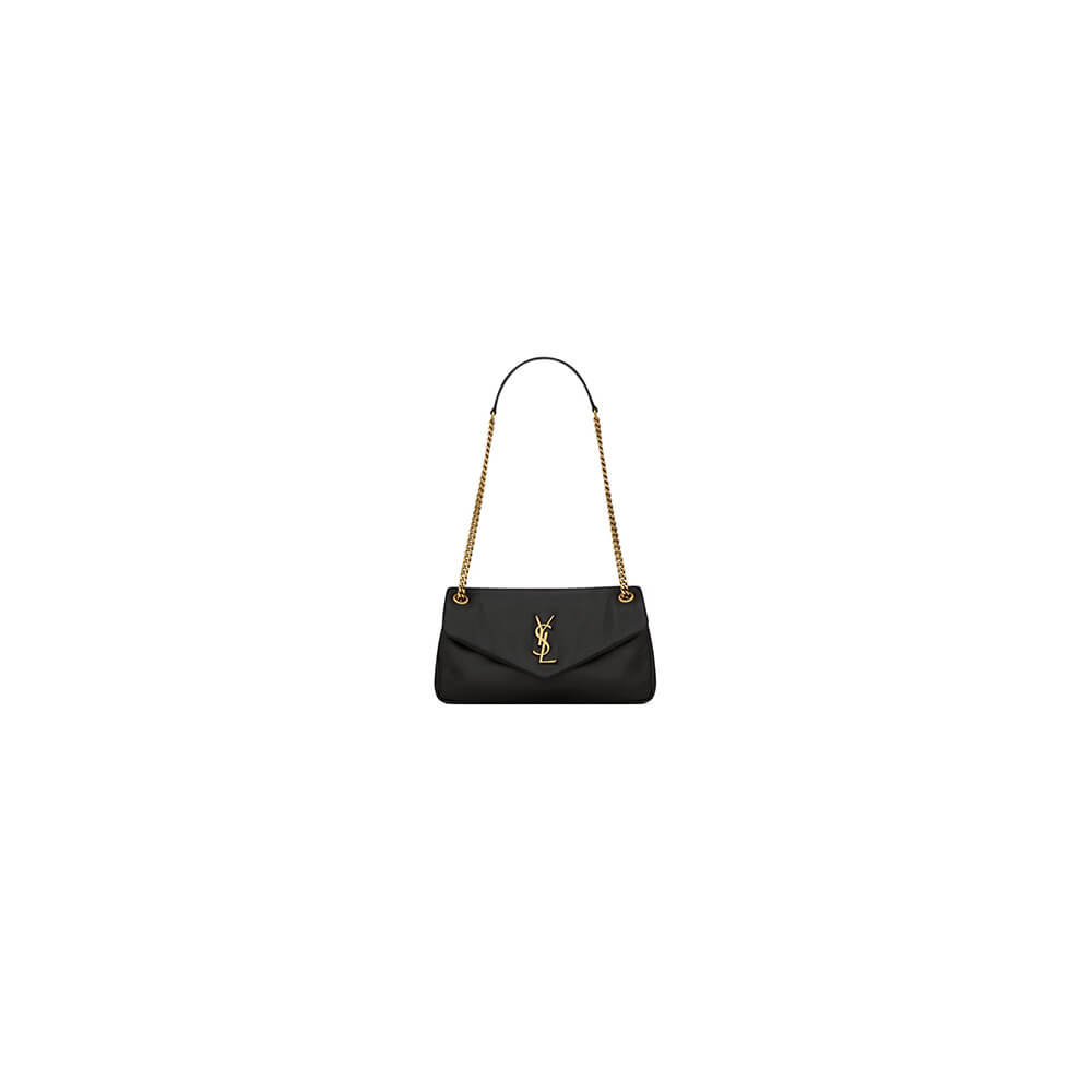 YSL Calypso Small Bag In Plunged Lambskin - Replica Luxury Bags™
