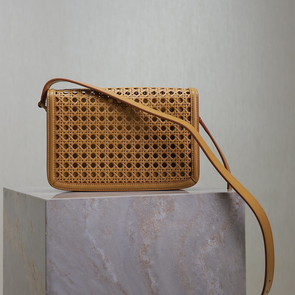 YSL Solferino Medium Satchel Woven Bag - Replica Luxury Bags™