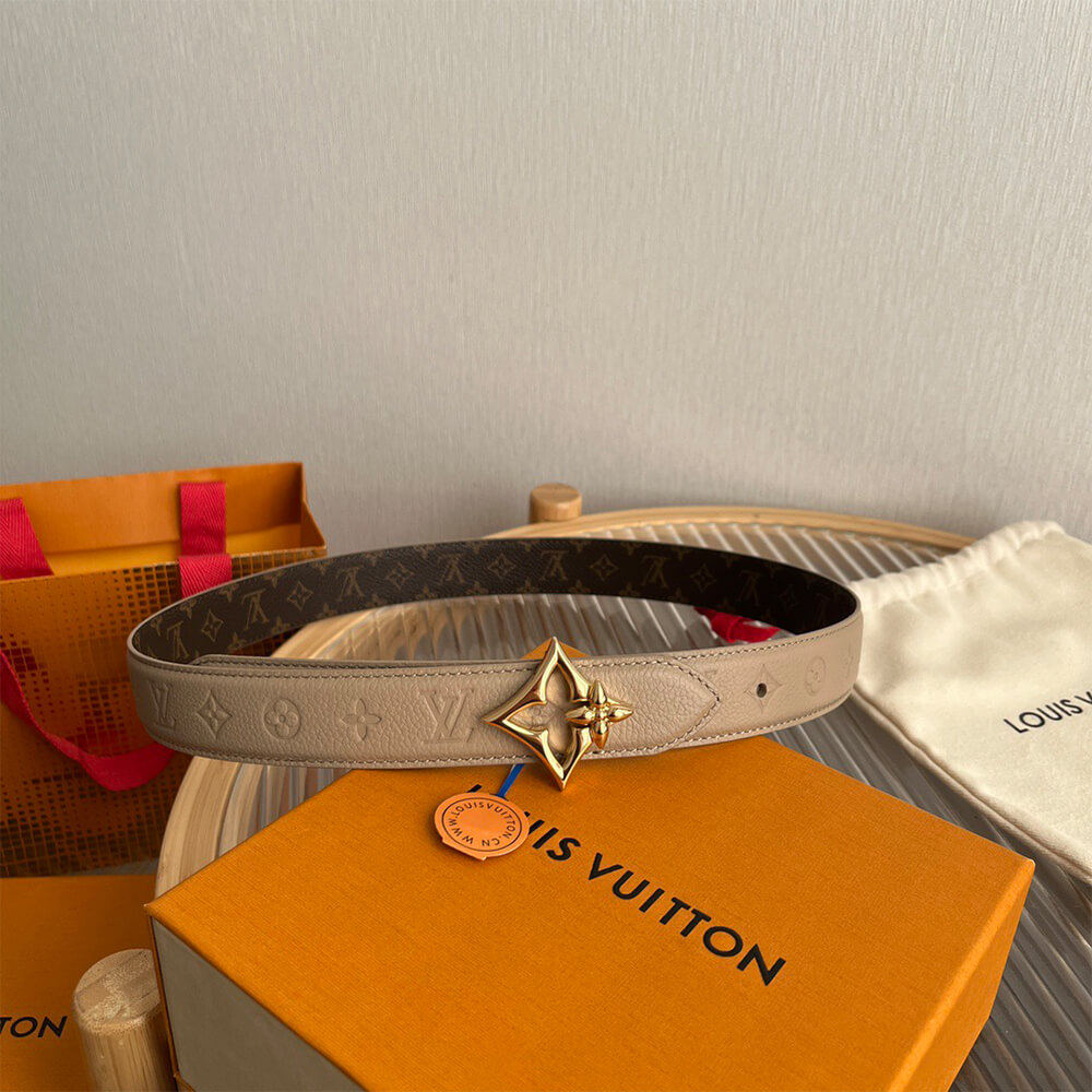 LV Flowergram 30mm Reversible Belt - Replica Luxury Bags™