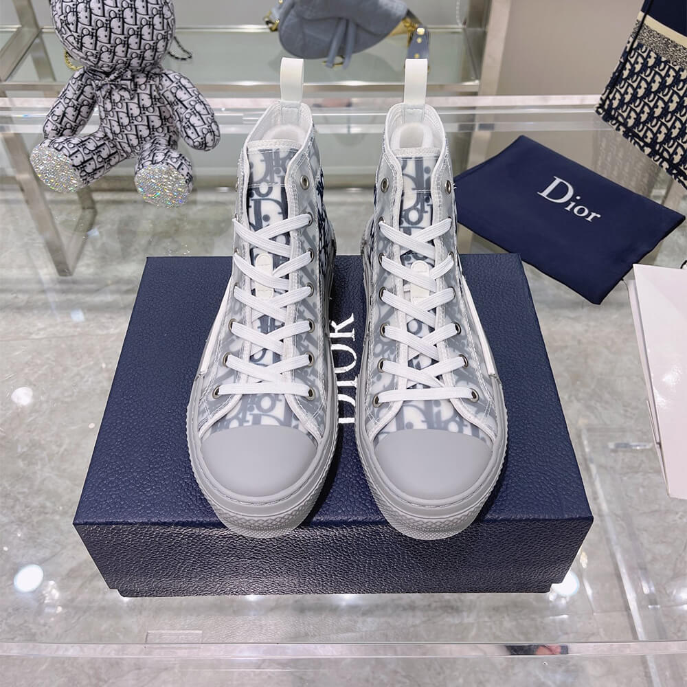 DIOR B23 High-Top Sneakers Dior Oblique Shoes - Replica Luxury Bags™