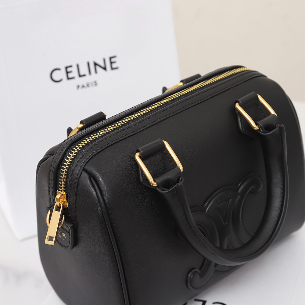 Celine Small Boston Bag in Smooth Calfskin - Replica Luxury Bags™
