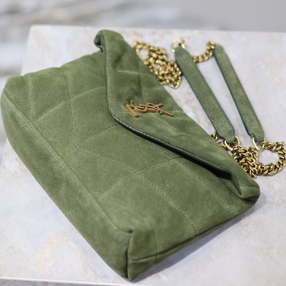 YSL Toy Puffer Bag in Suede - Replica Luxury Bags™