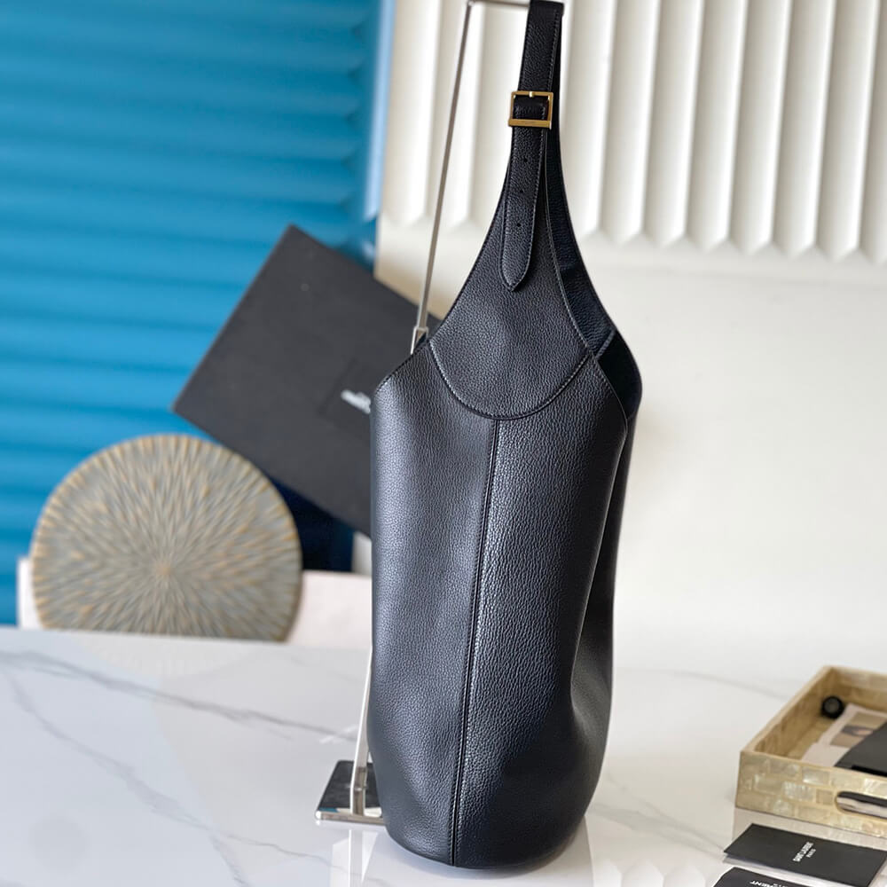 YSL LE 5 A 7 Hobo Bag in Grained Leather - Replica Luxury Bags™