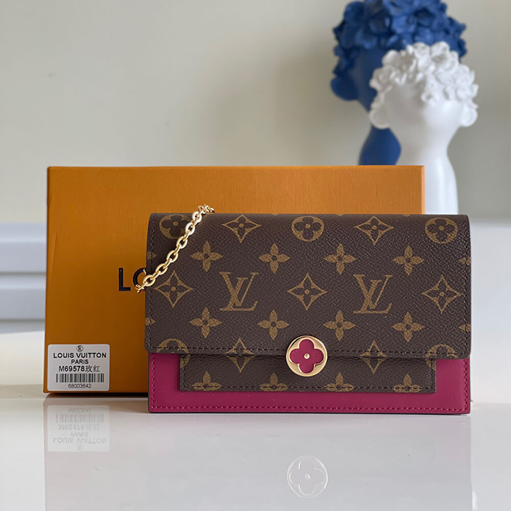 LV Flore Chain Wallet Bag - Replica Luxury Bags™