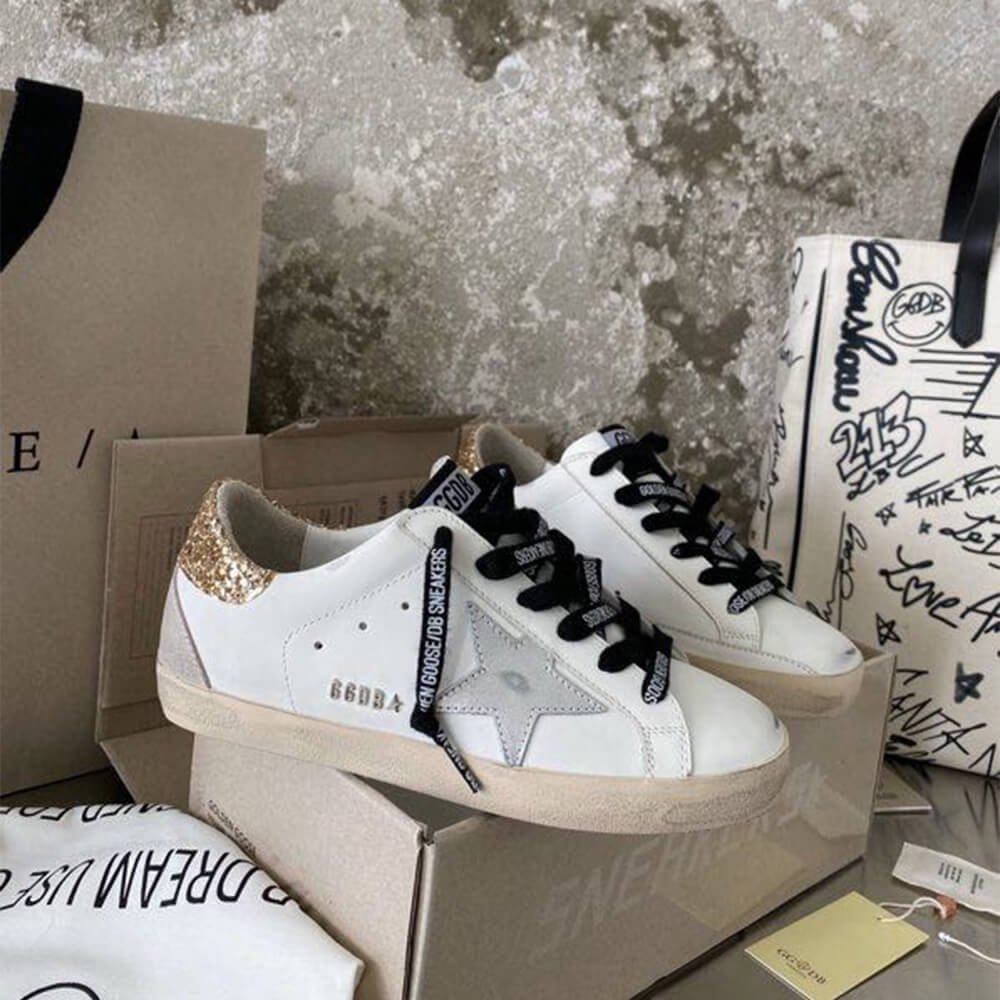 Golden Goose Super-Star Sneakers Shoes - Replica Luxury Bags™