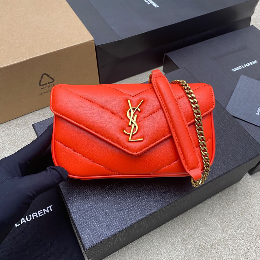 YSL Loulou Mini Bag in Lambskin - Replica Luxury Bags™