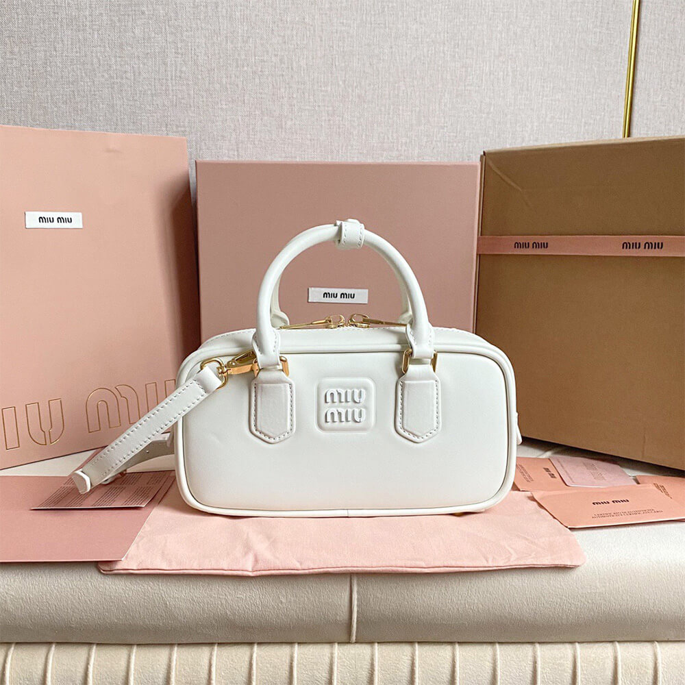 Miumiu Medium Arcadie Leather Bag - Replica Luxury Bags™