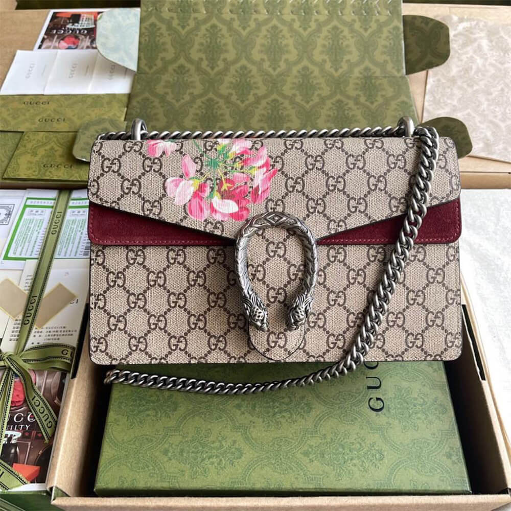 Gucci Dionysus GG Blooms Small Shoulder Bag - Replica Luxury Bags™