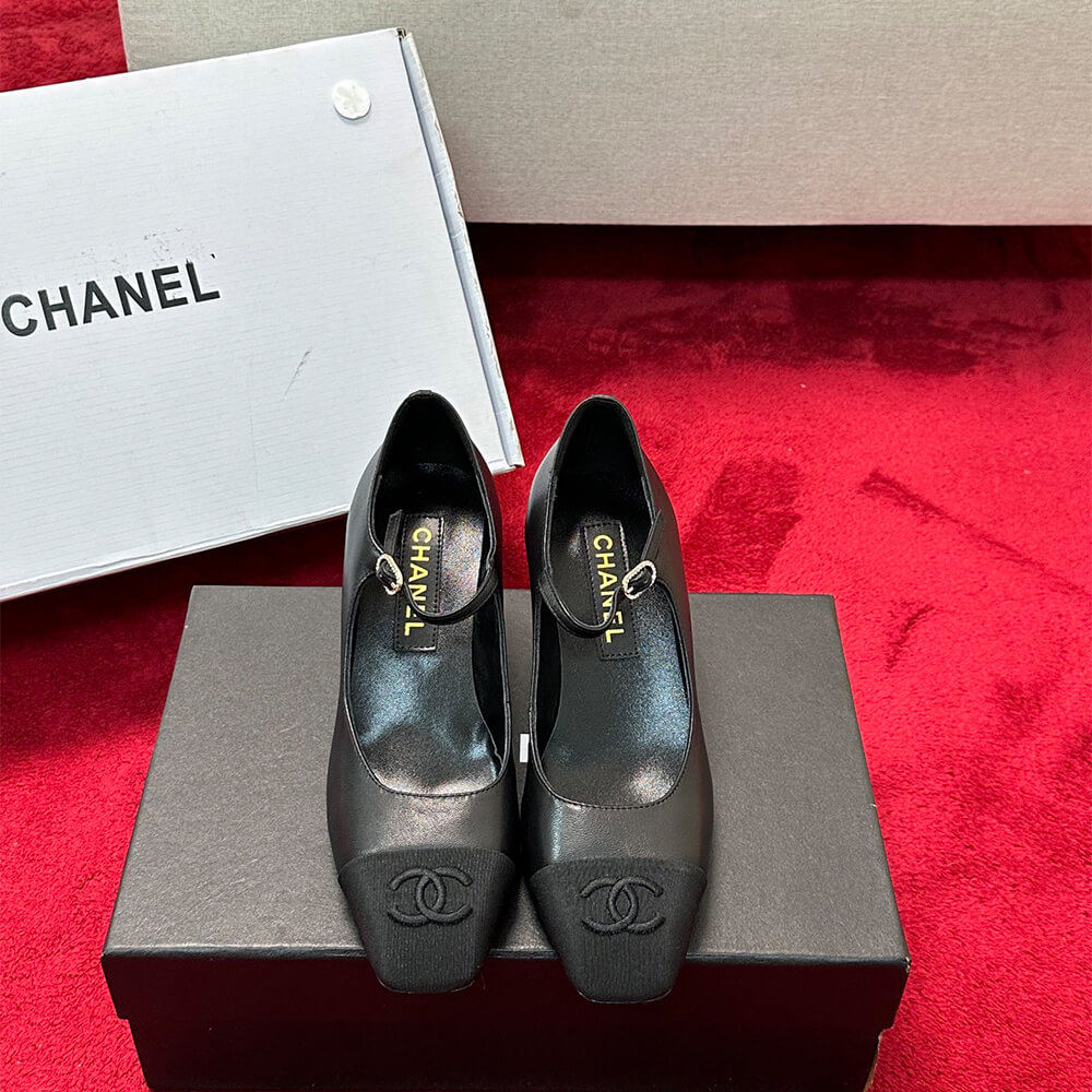 Chanel Mary Janes Heel Shoes - Replica Luxury Bags™