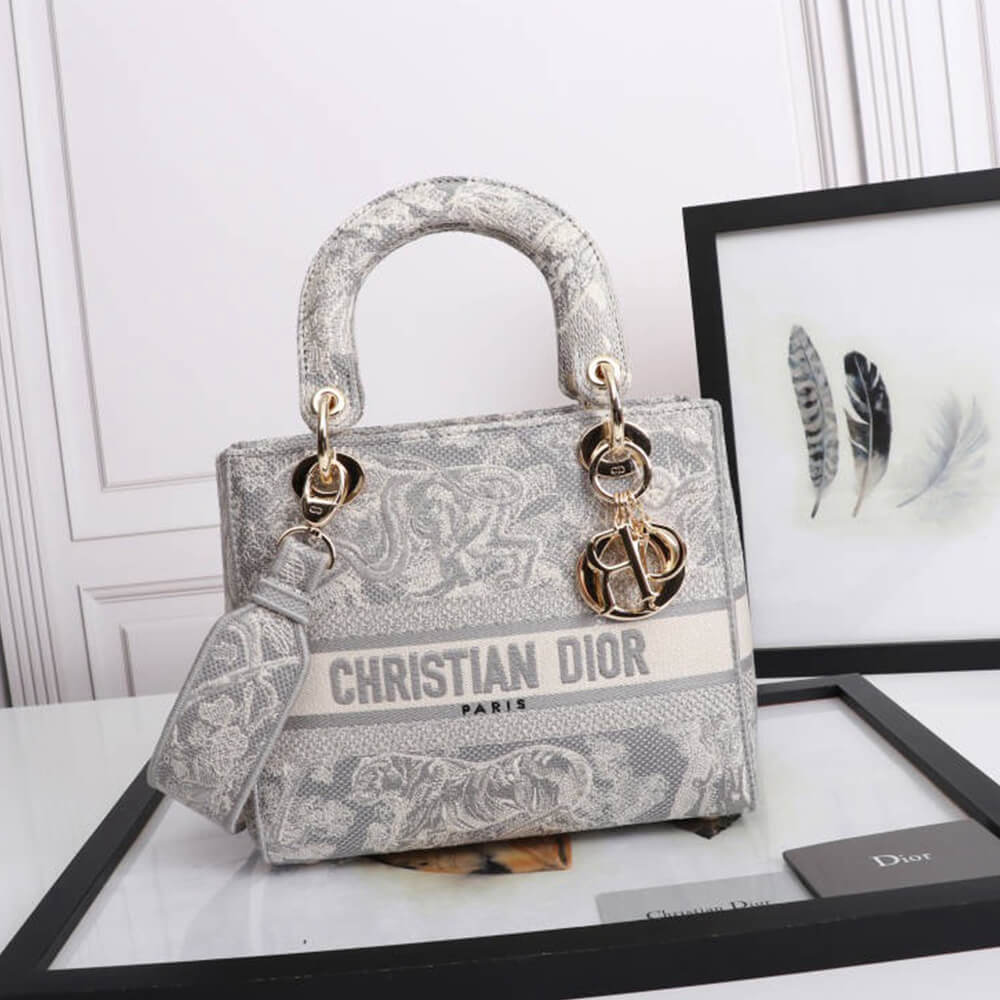 DIOR MEDIUM LADY D-LITE BAG - Replica Luxury Bags™