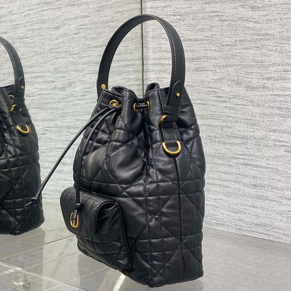Small Dior Caro Bucket Bag - Replica Luxury Bags™