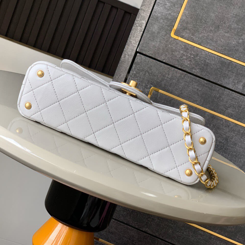 CHANEL Mini Flap Bag with Top Handle - Replica Luxury Bags™