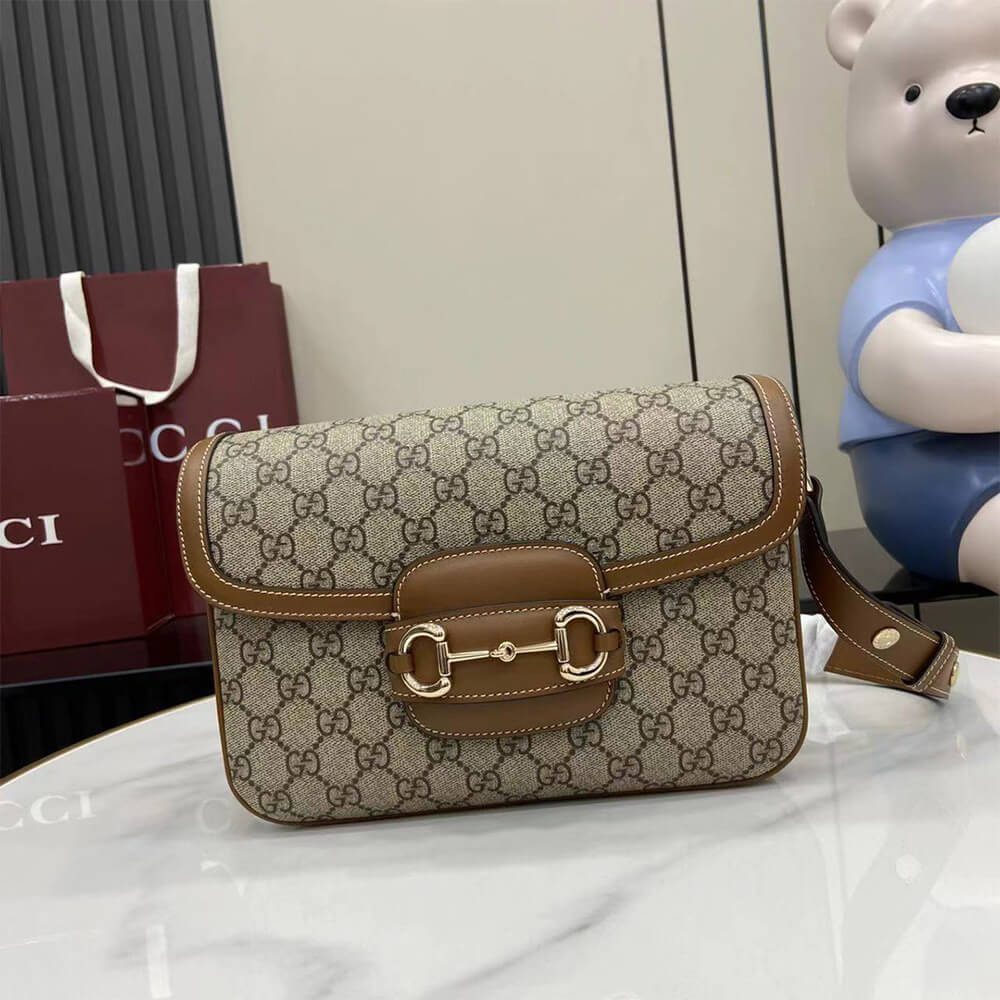 Gucci Horsebit 1955 Soft Medium Shoulder Bag - Replica Luxury Bags™