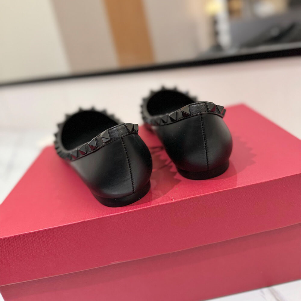 VALENTINO ROCKSTUD BALLET FLAT Shoes - Replica Luxury Bags™