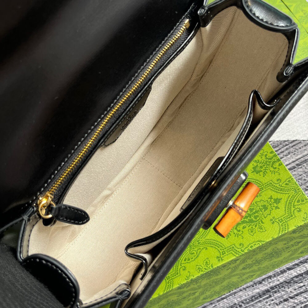 Gucci Bamboo 1947 Medium Top Handle Bag - Replica Luxury Bags™
