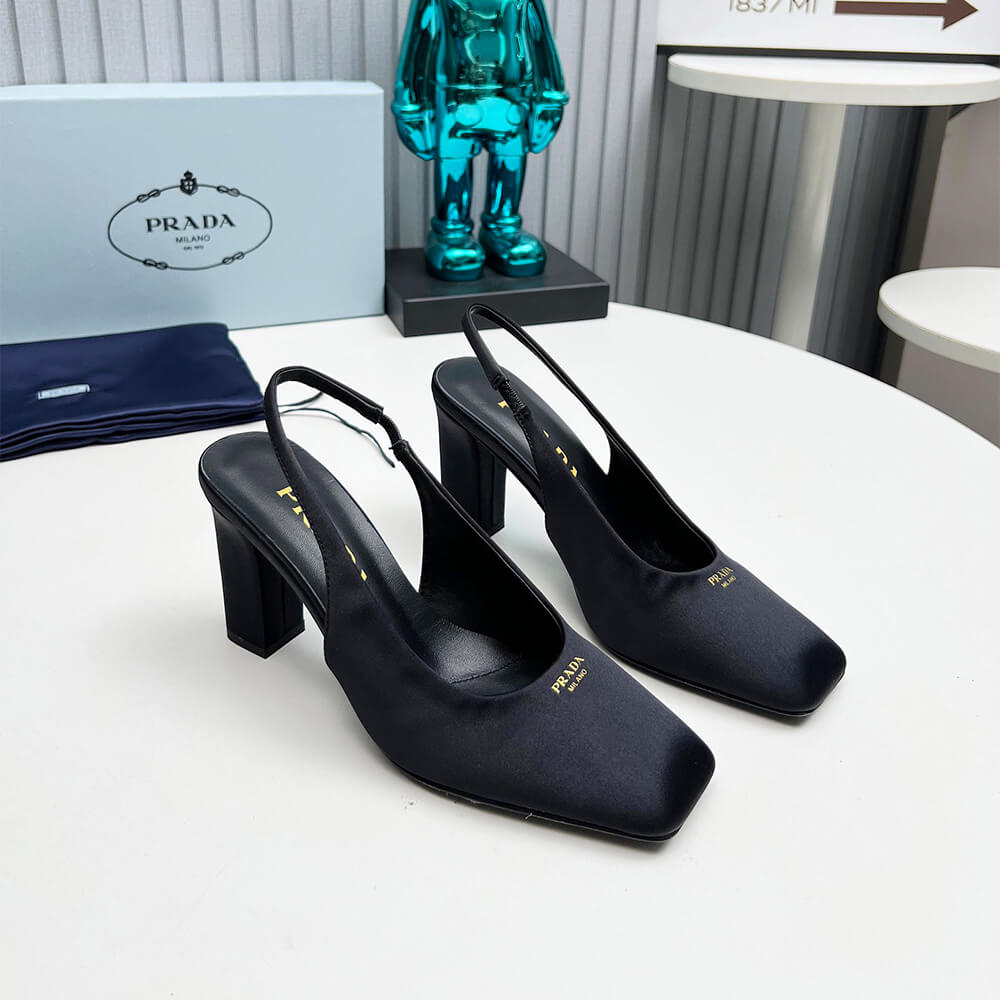 Prada Slingback Pumps Shoes - Replica Luxury Bags™