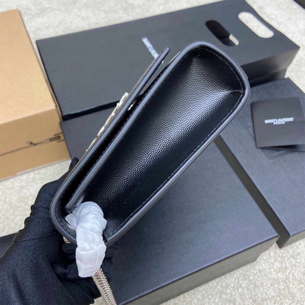 YSL Kate Medium Bag in Grain De Poudre Embossed Leather - Replica Luxury Bags™