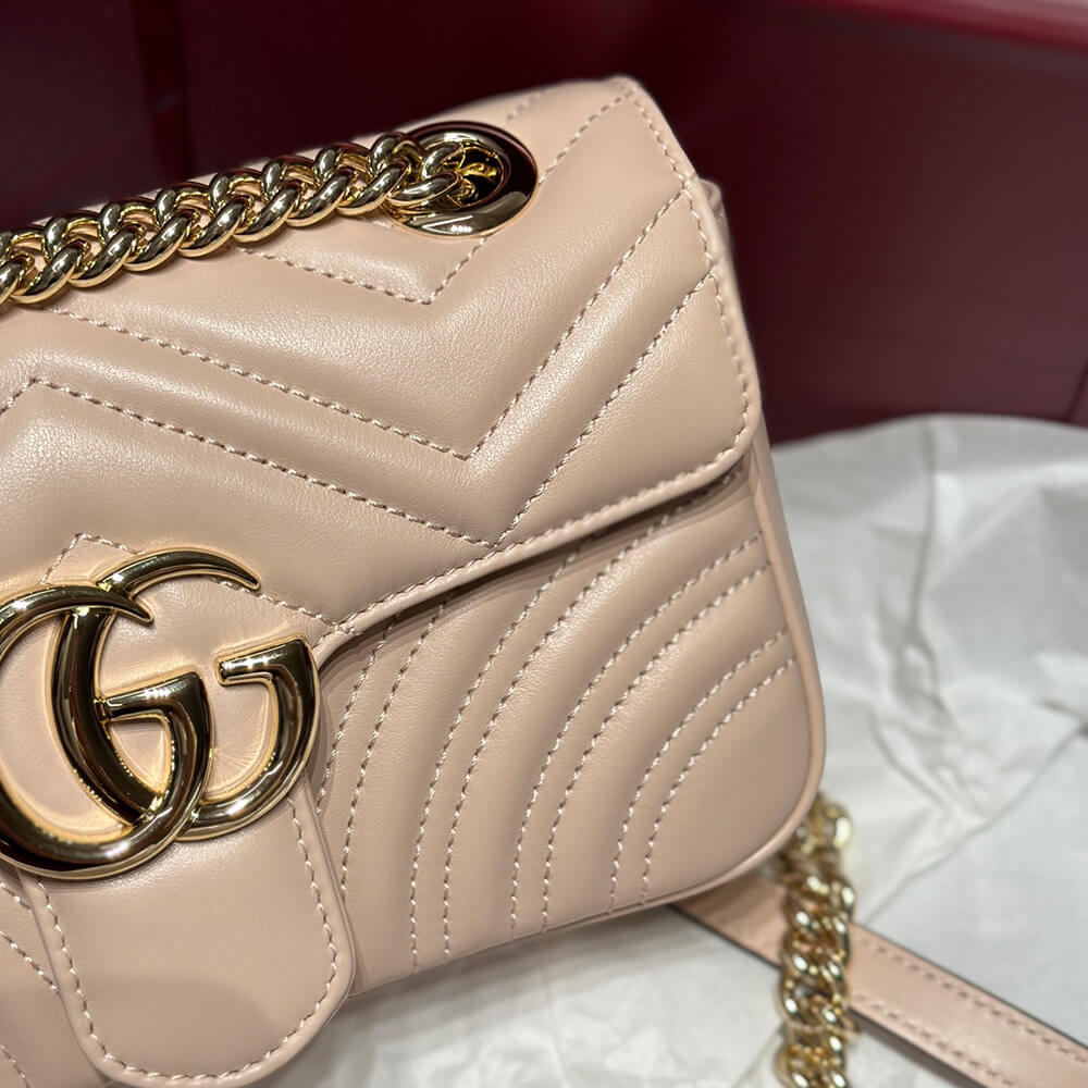 Gucci GG Marmont Mini Shoulder Bag - Replica Luxury Bags™