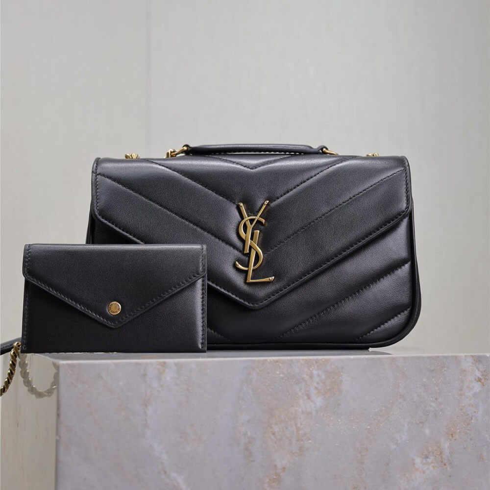 YSL Loulou Small Bag in Matelasse Lambskin - Replica Luxury Bags™