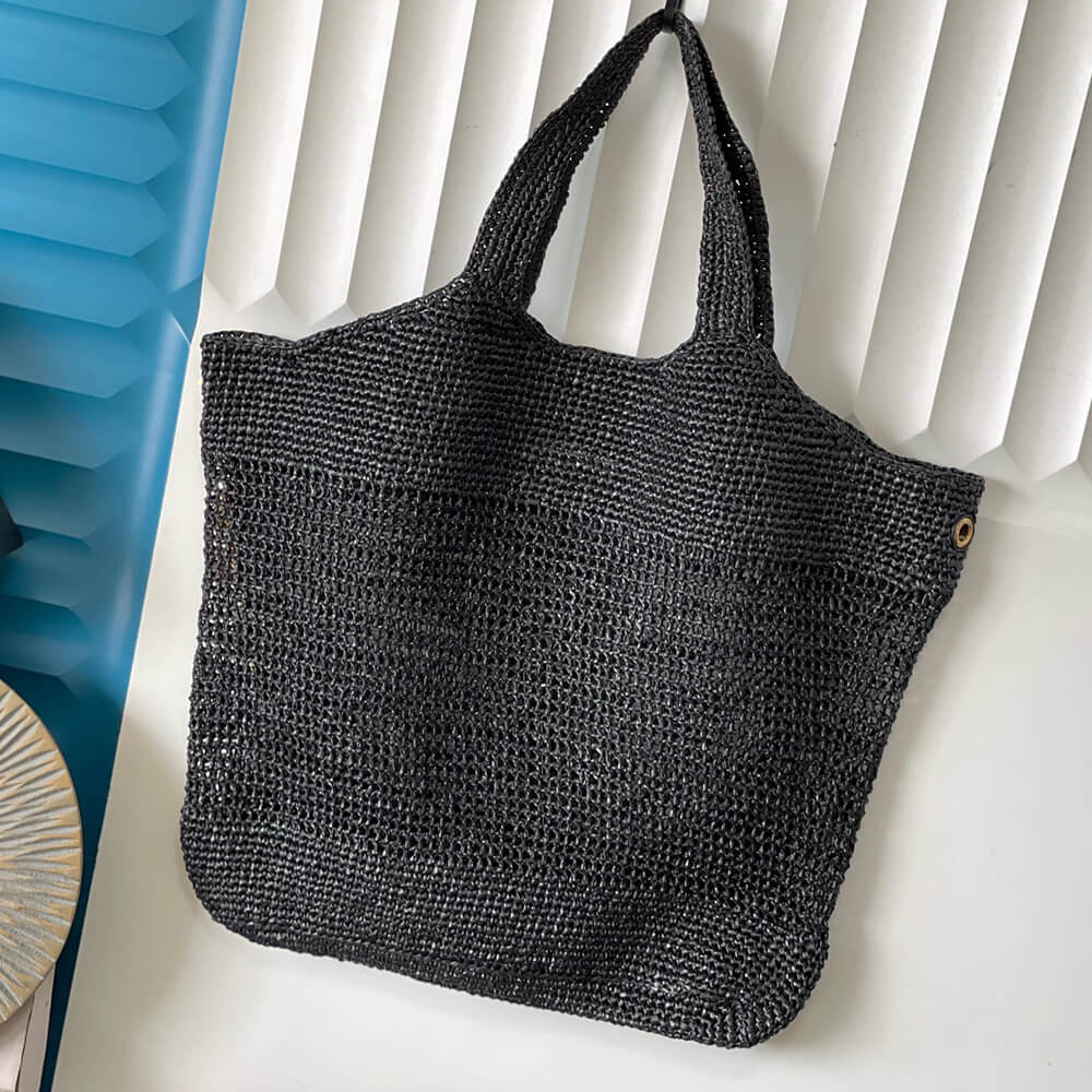 YSL Saint Laurent Icare Bag in Raffia - Replica Luxury Bags™