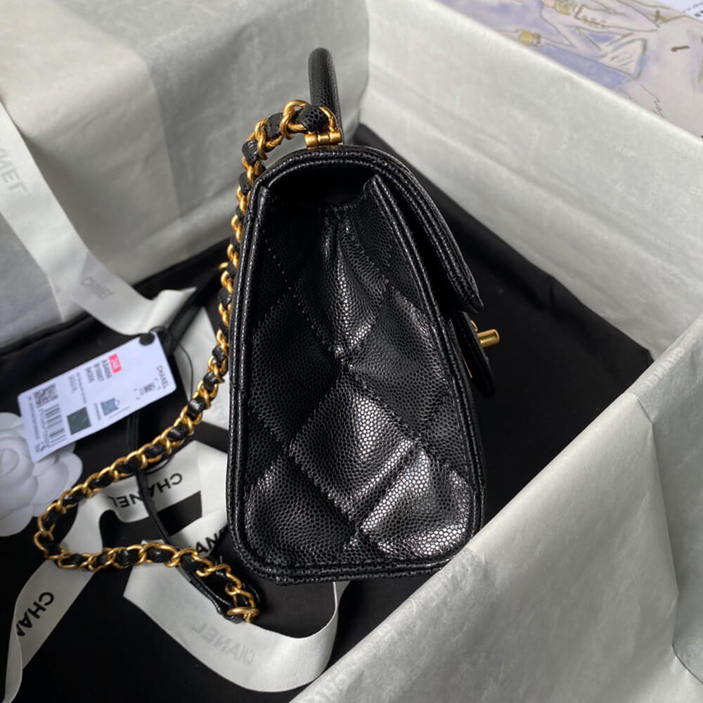 Chanel Mini Flap Bag With Top Handle - Replica Luxury Bags™