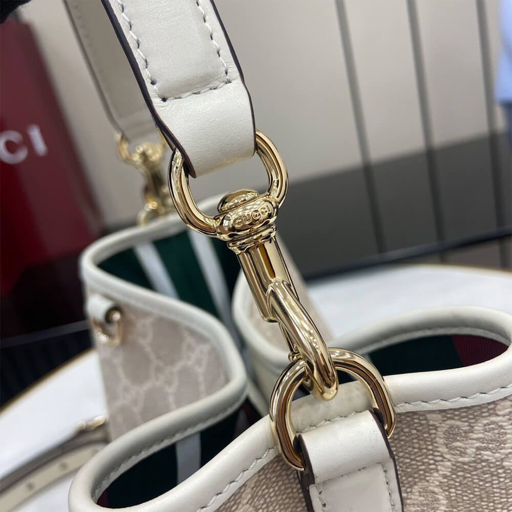 Gucci GG Emblem Mini Bucket Bag - Replica Luxury Bags™