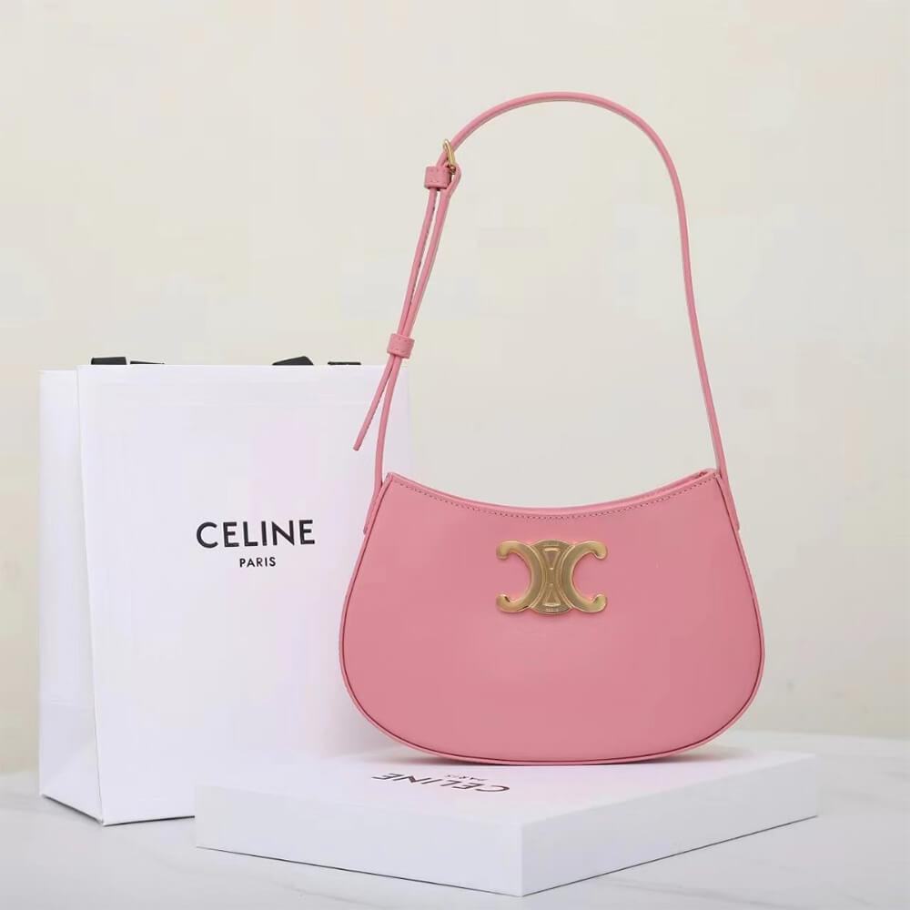 CELINE MEDIUM TILLY BAG in shiny calfskin - Replica Luxury Bags™