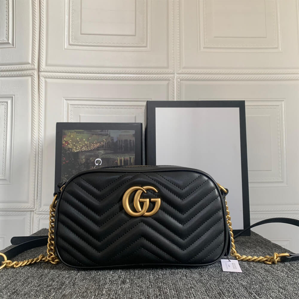 Gucci GG Marmont Small Matelasse Shoulder Bag - Replica Luxury Bags™