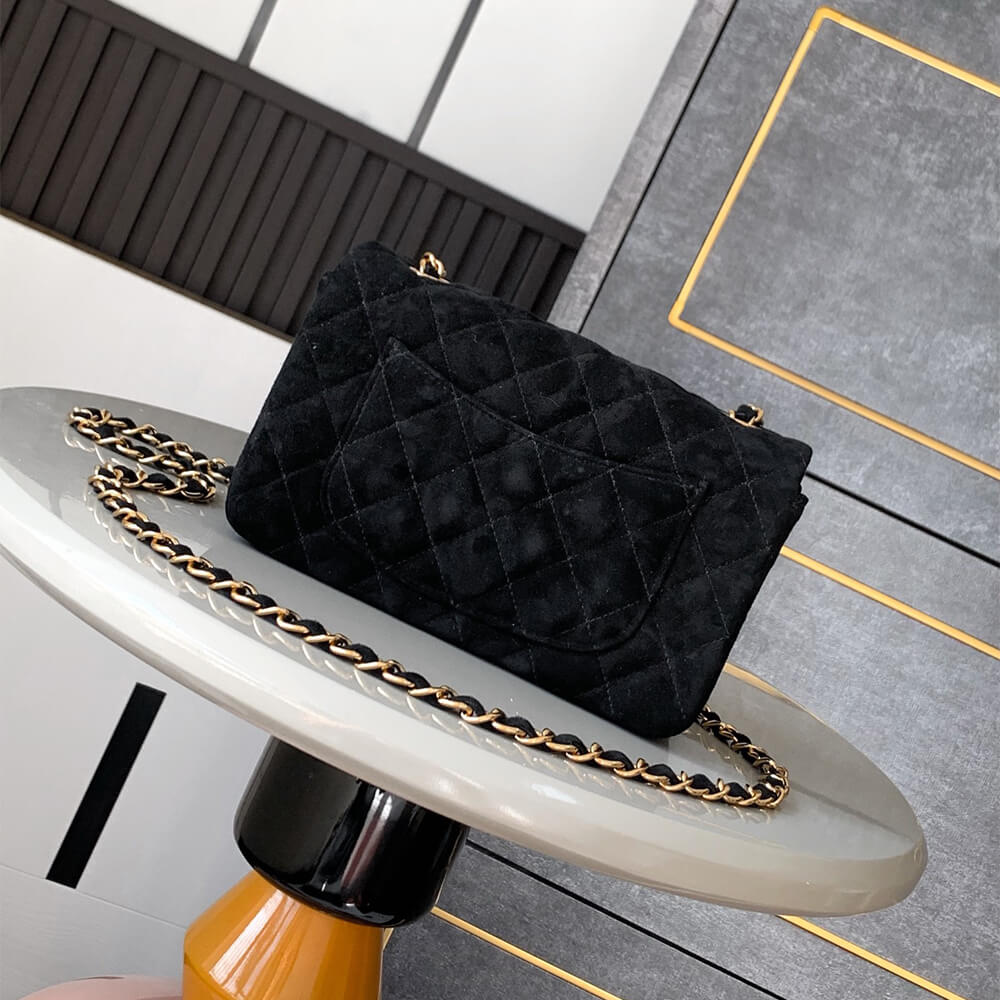 Chanel Suede Mini Flap Bag - Replica Luxury Bags™