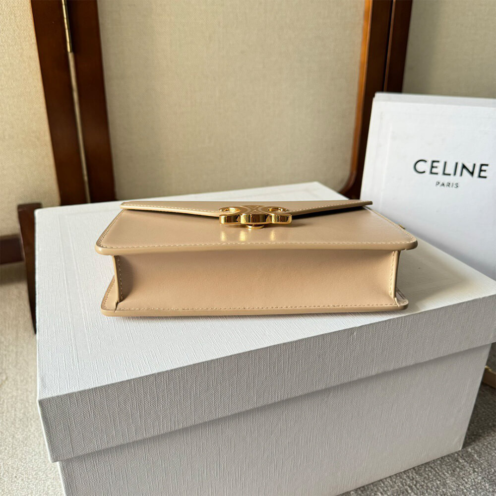 Celine Wallet On Chain Margo Bag in Shiny Calfskin - Replica Luxury Bags™