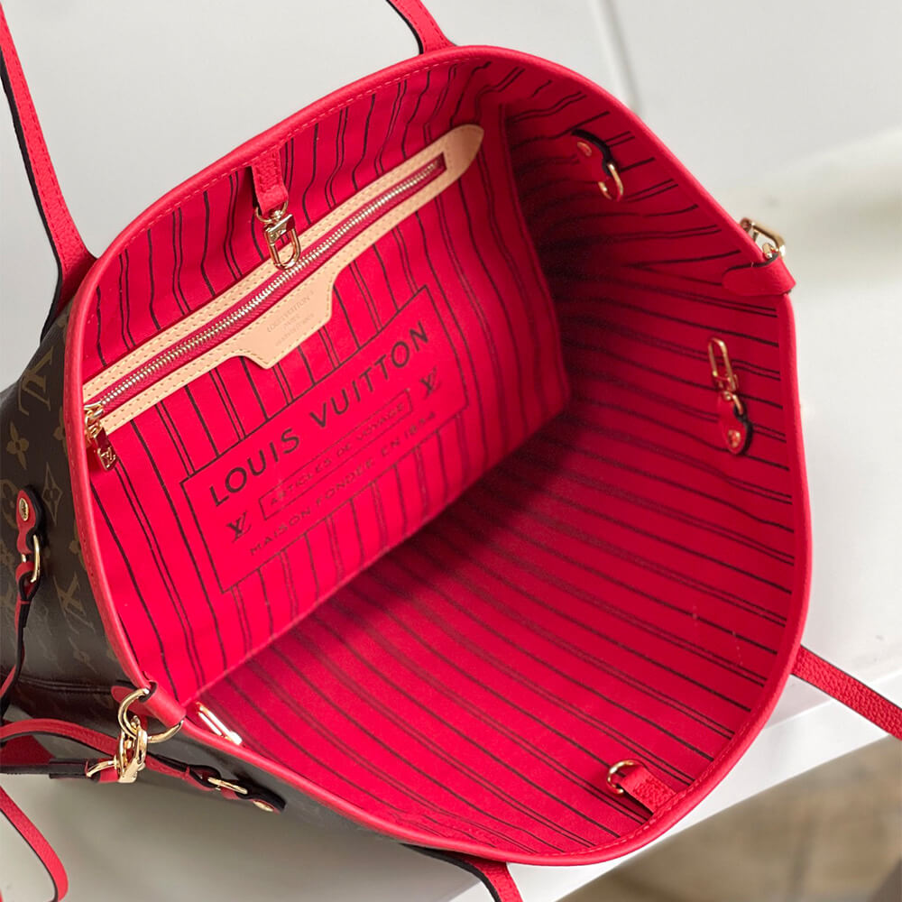 LV Neverfull Bandouliere Inside Out MM Bag - Replica Luxury Bags™