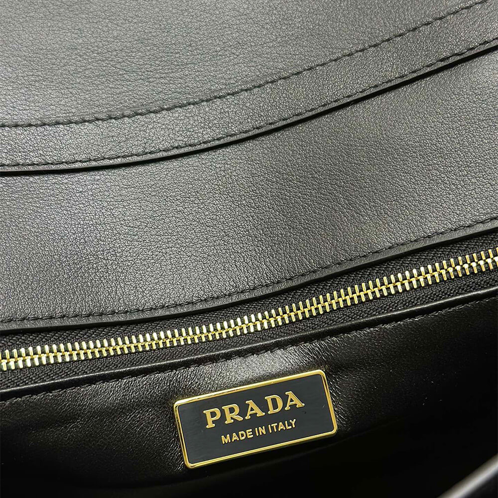 Prada Soft Sound Medium Leather Shoulder Bag - Replica Luxury Bags™