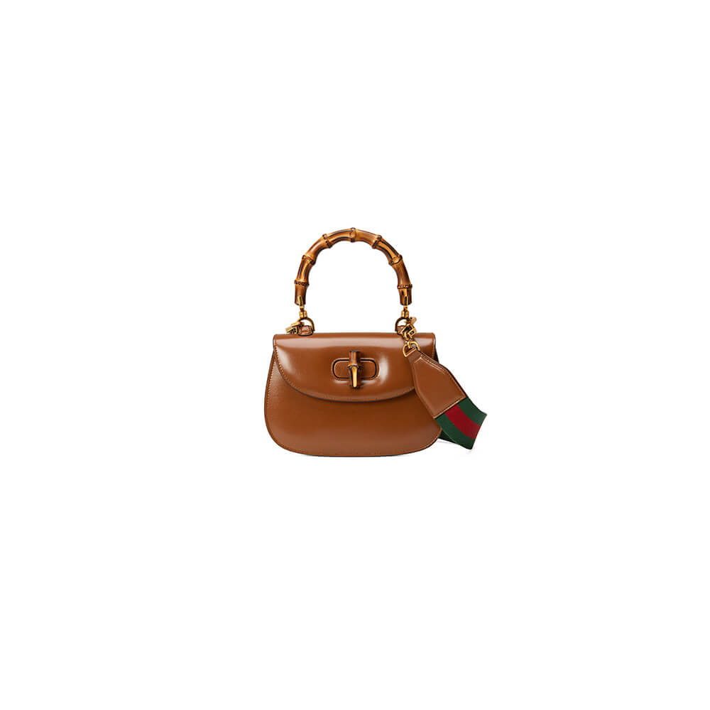 Gucci Bamboo 1947 Jumbo Gg Small Top Handle Bag - Replica Luxury Bags™