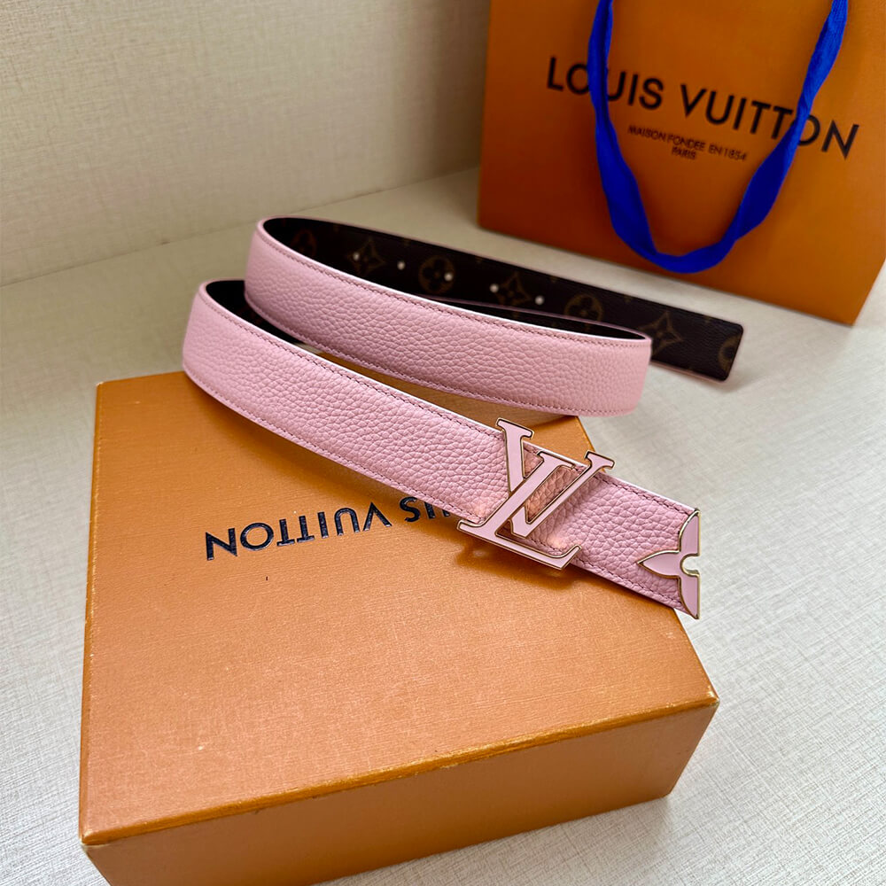 Pretty LV Enamel 30mm Reversible Belt - Replica Luxury Bags™