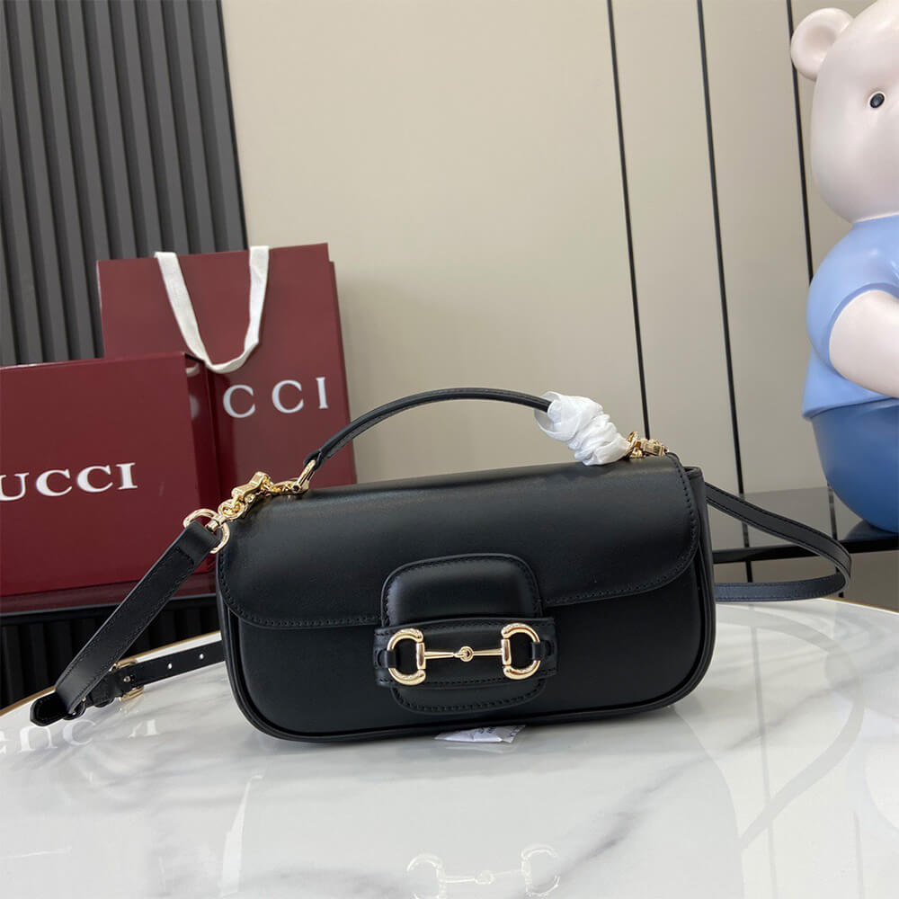 Gucci Horsebit 1955 Soft Small Top Handle Bag - Replica Luxury Bags™