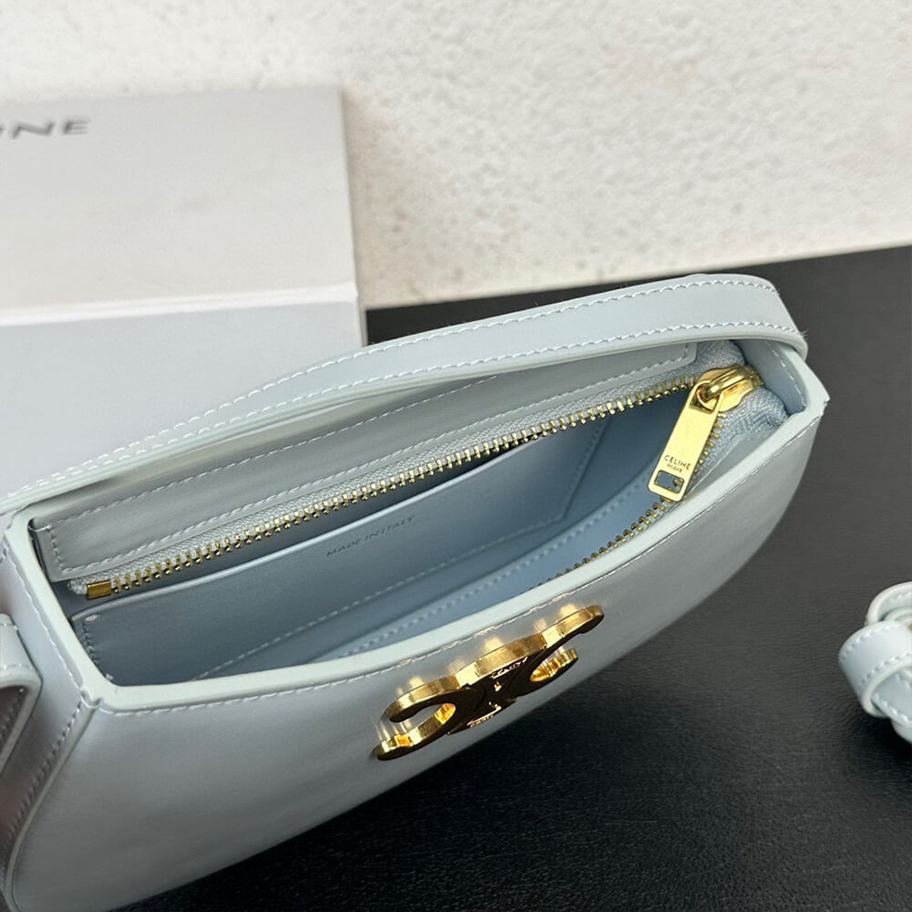 CELINE MEDIUM TILLY BAG in shiny calfskin - Replica Luxury Bags™