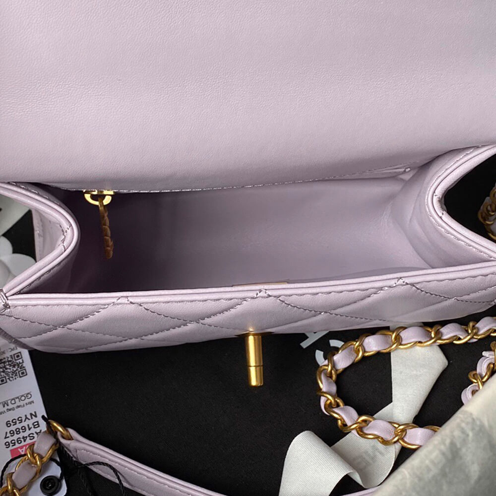 Chanel Mini Flap Bag With Top Handle - Replica Luxury Bags™