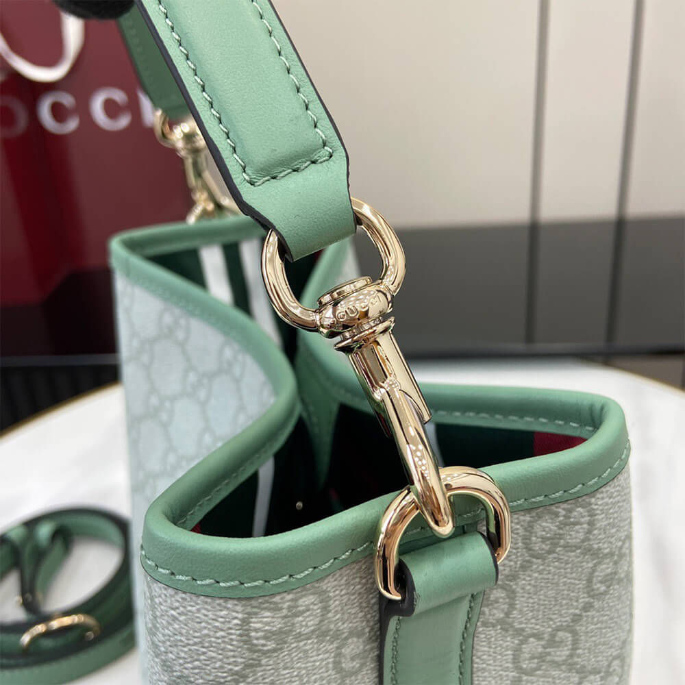 Gucci GG Emblem Mini Bucket Bag - Replica Luxury Bags™