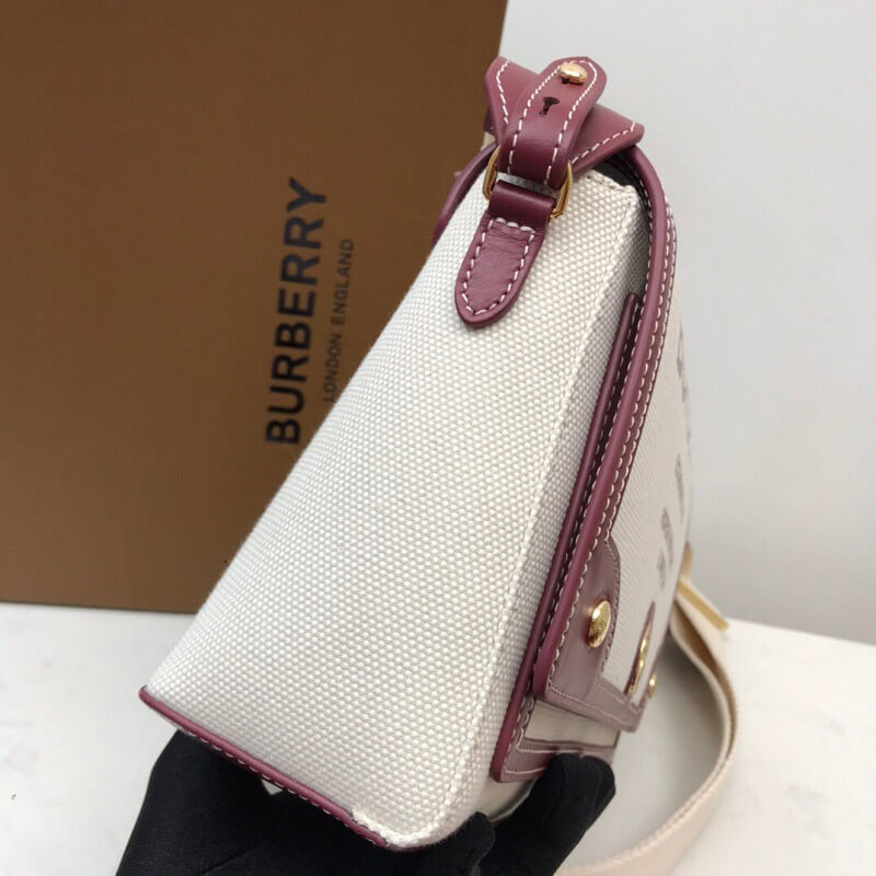Burberry Horseferry Small Canvas Shoulder Bag - Replica Luxury Bags™