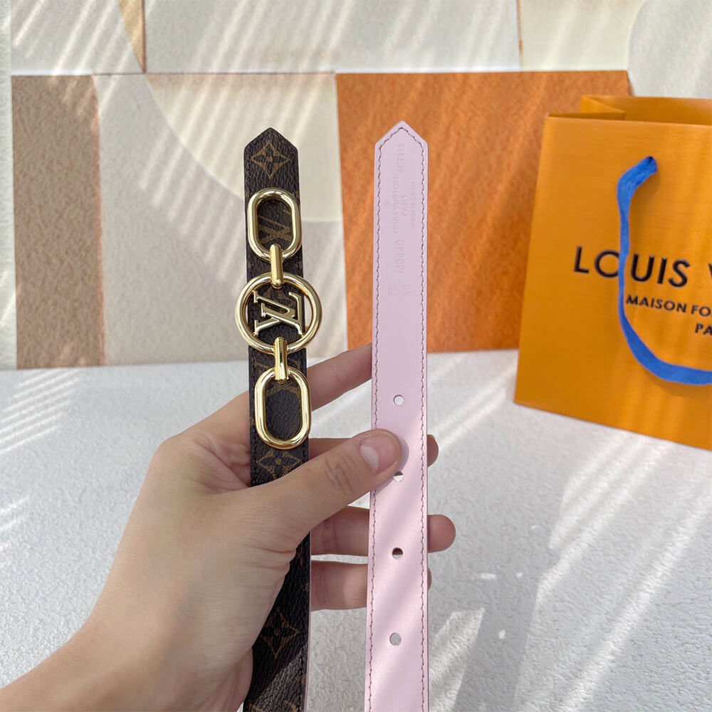 LV Circle Prime 20mm Reversible Belt - Replica Luxury Bags™