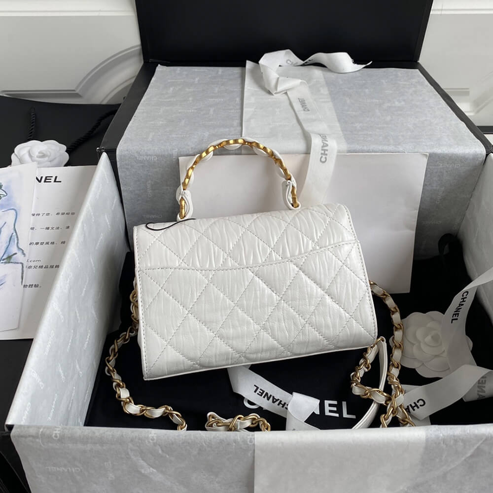 Chanel Mini Flap Bag with Top Handle - Replica Luxury Bags™